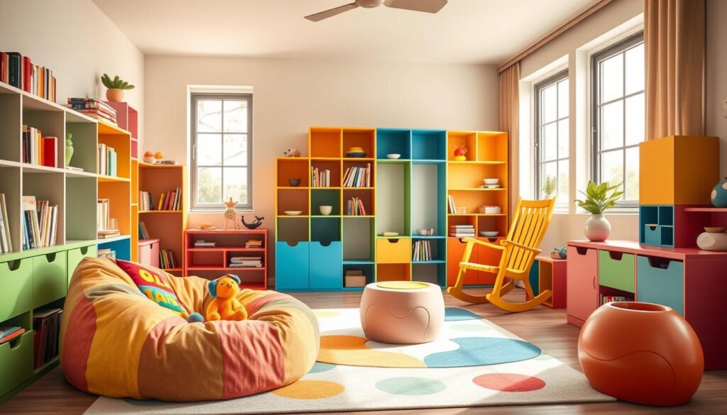 fun and colorful furniture for kids' rooms