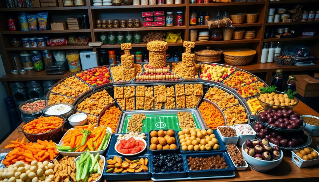 snack stadium setup